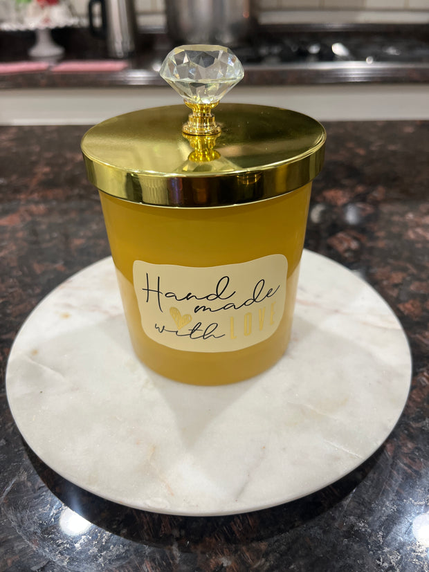 Sunset Yellow Customized Candle - Custom Candle Co